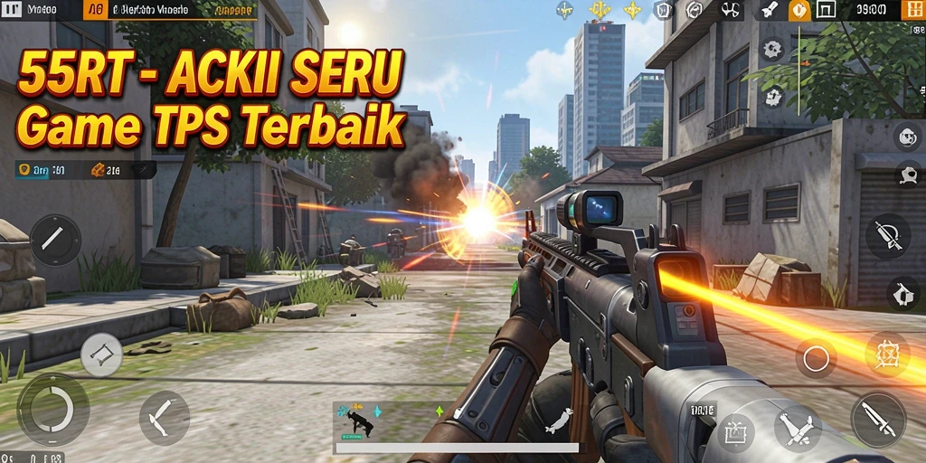 Tangkapan layar menunjukkan aksi mendebarkan dalam 55RT.