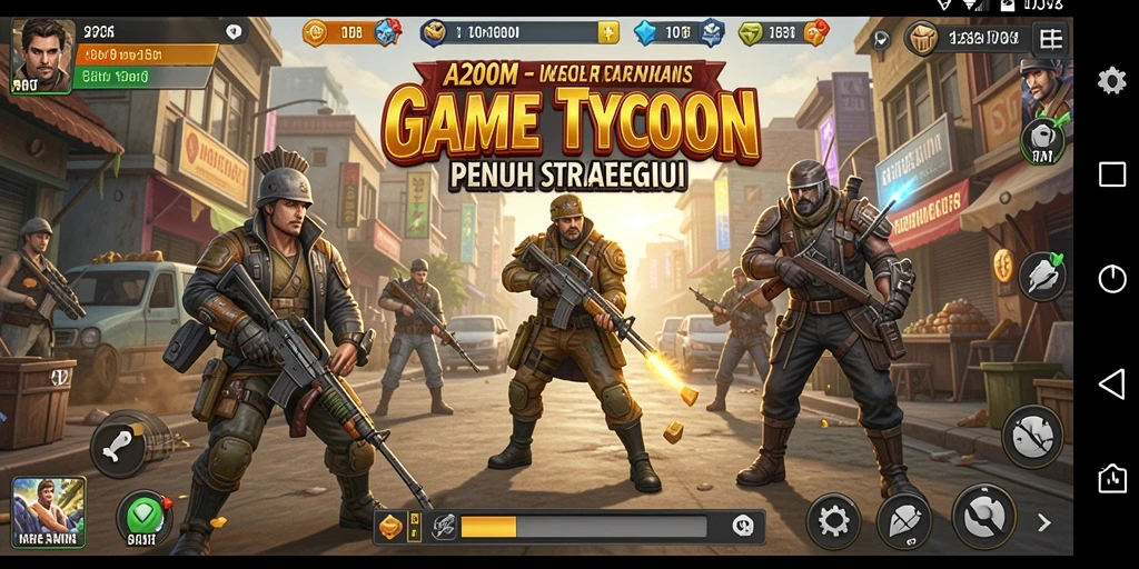 Tampilan gameplay A200M yang memikat dan strategis.