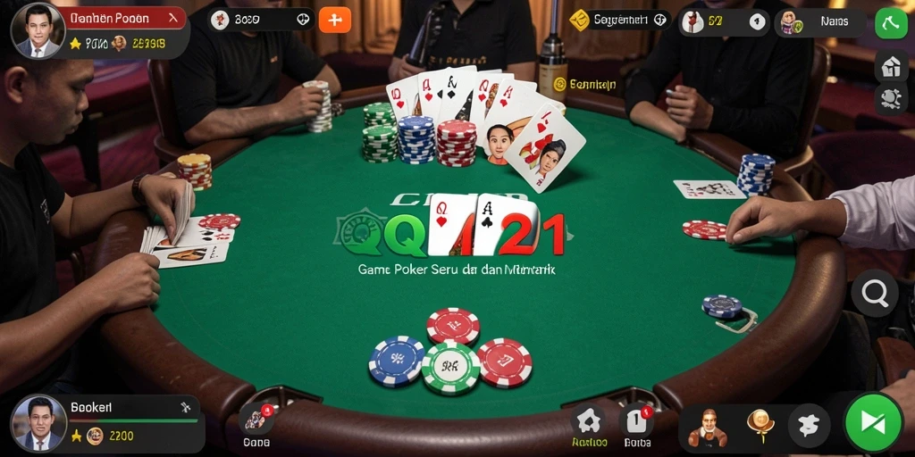 Tampilan menarik dari gameplay QQ1221 yang seru dan kompetitif.