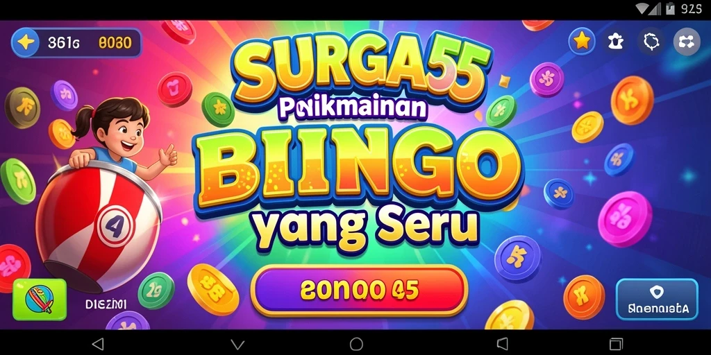 Tampilan menarik saat bermain Bingo di SURGA55.